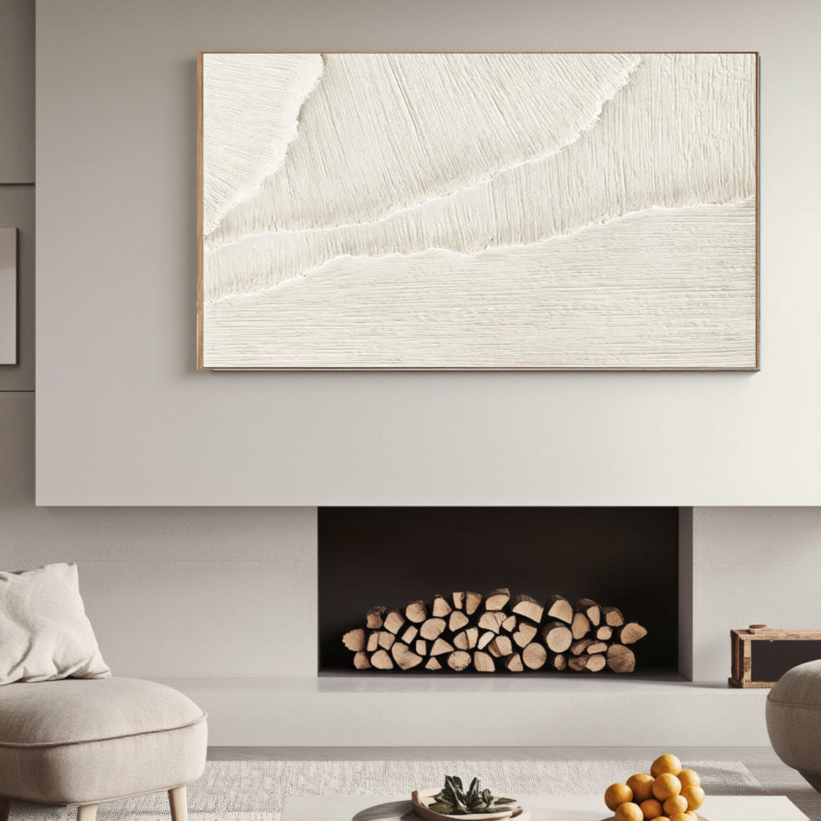 Plaster Art Minimalist Textured Painting #MM016