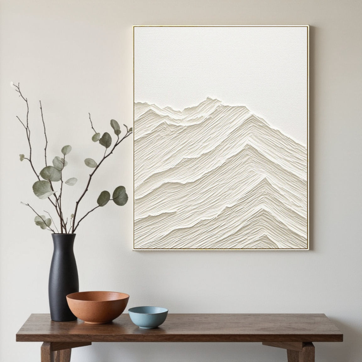 Plaster Art Minimalist Textured Painting #MM086