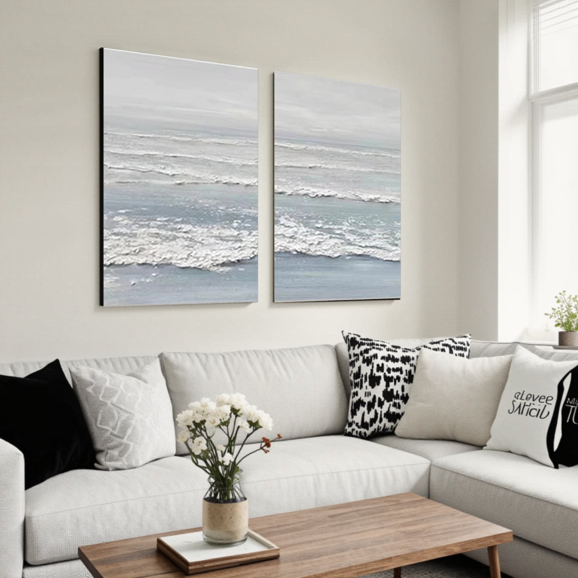 Ocean And Sky Painting Set of 2#OS 038