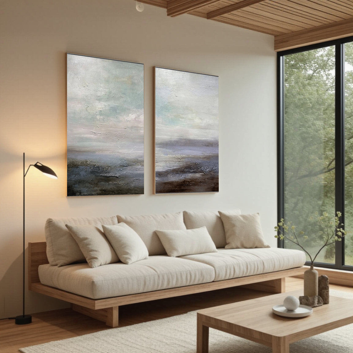 Ocean And Sky Painting Set of 2#OS 041