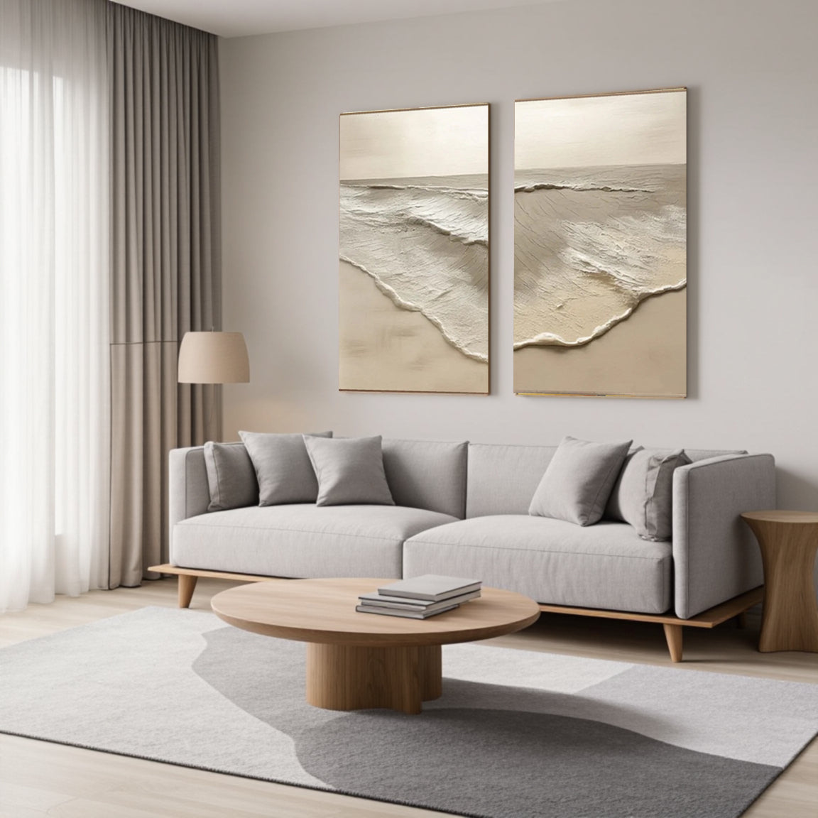 Ocean And Sky Painting Set of 2#OS 254