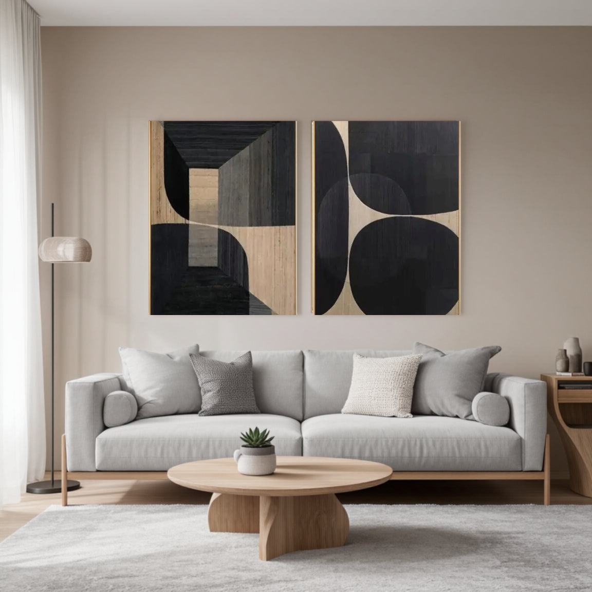 Abstract Tranquility Set of 2 #WS023