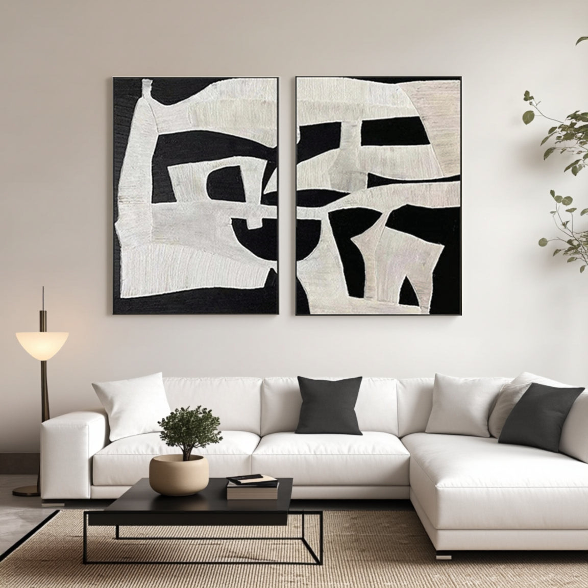 Abstract Tranquility Set of 2 #WS022