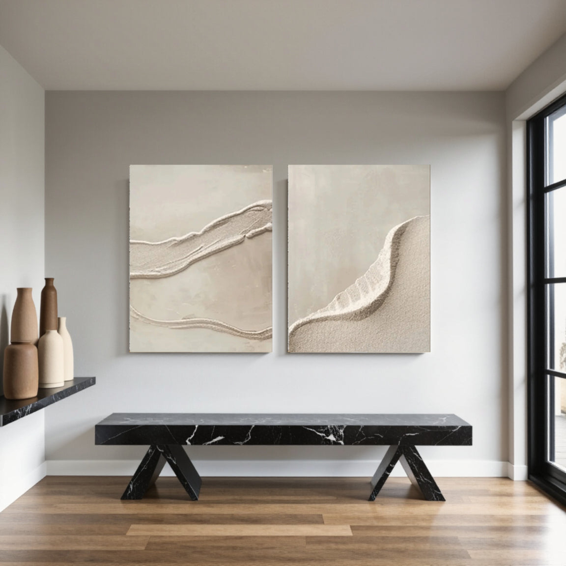 Ocean And Sky Painting Set of 2#OS 223