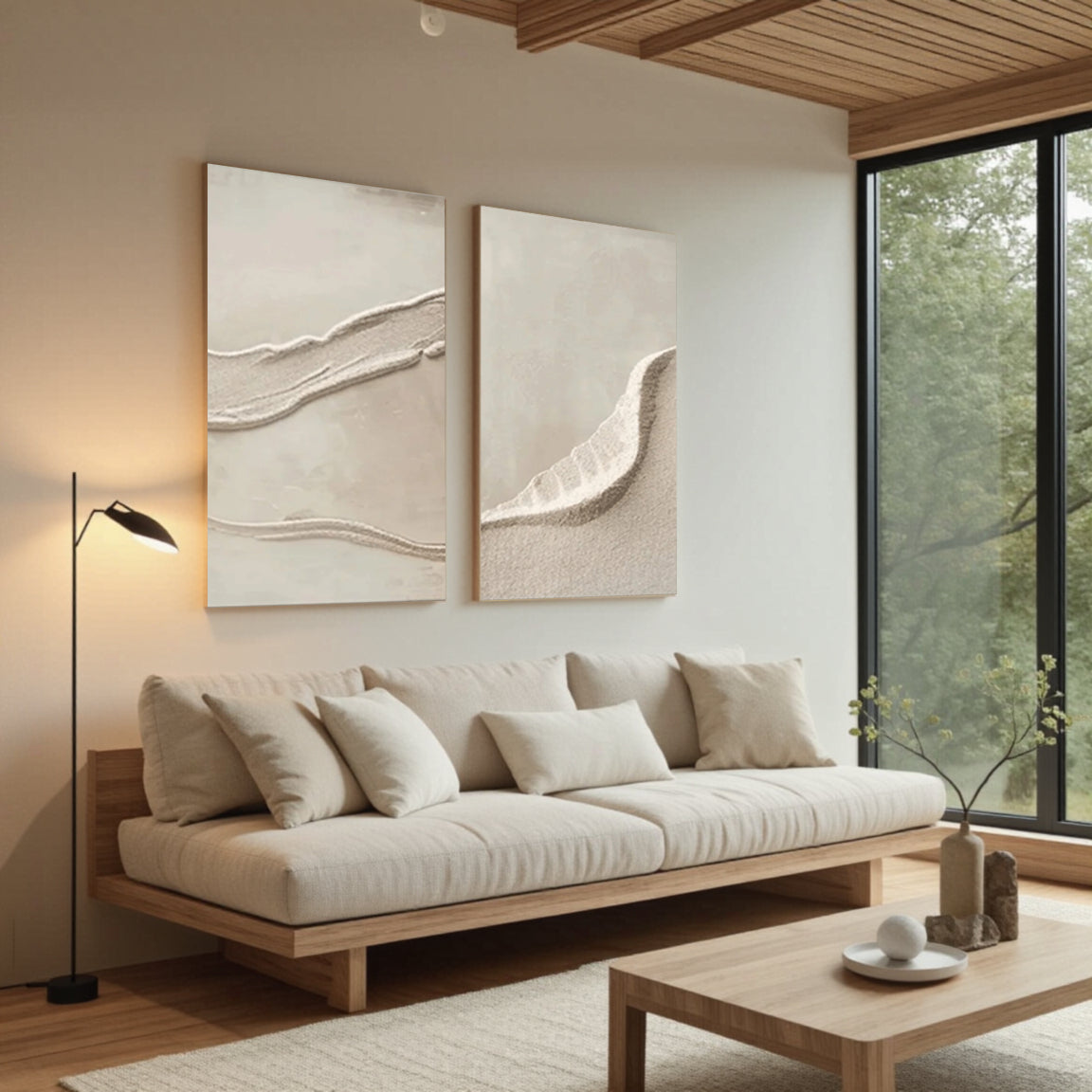 Ocean And Sky Painting Set of 2#OS 223