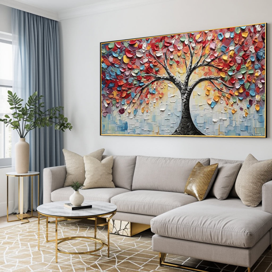 Flower And Tree Painting #FT 055