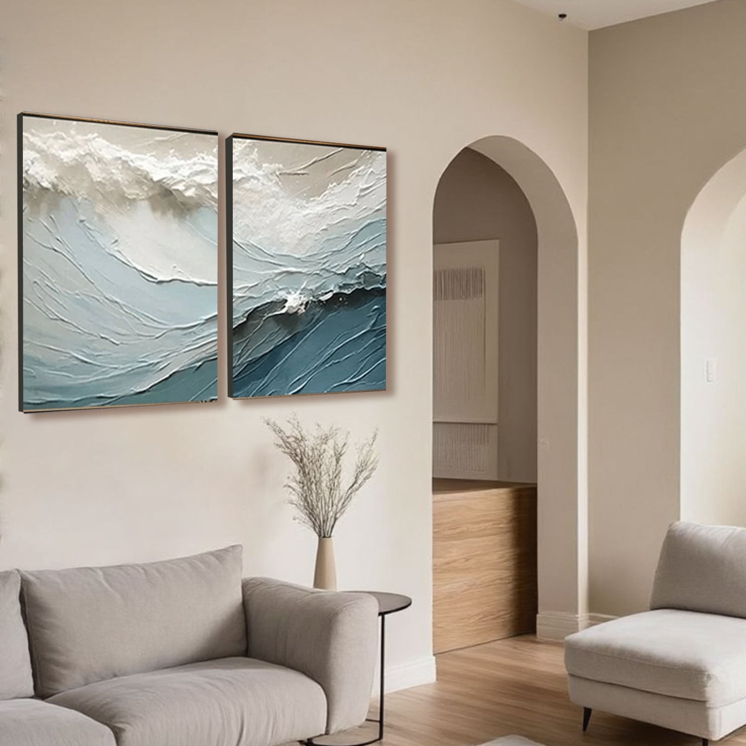 Abstract Painting "Azuréeve”