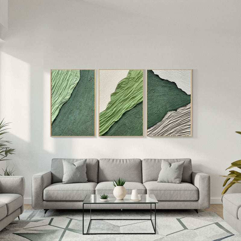 Abstract Painting "Pliegues del Tiempo"