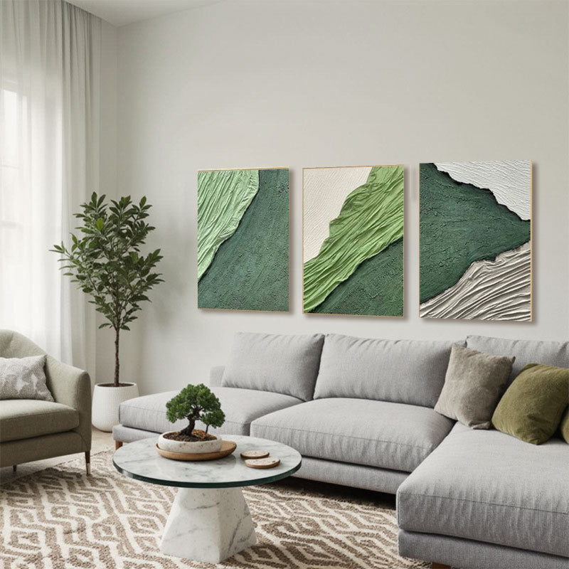 Abstract Painting "Pliegues del Tiempo"