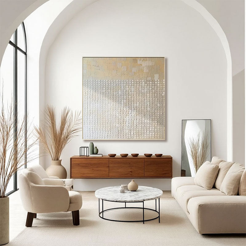 Beige & Brown Abstract #BB120