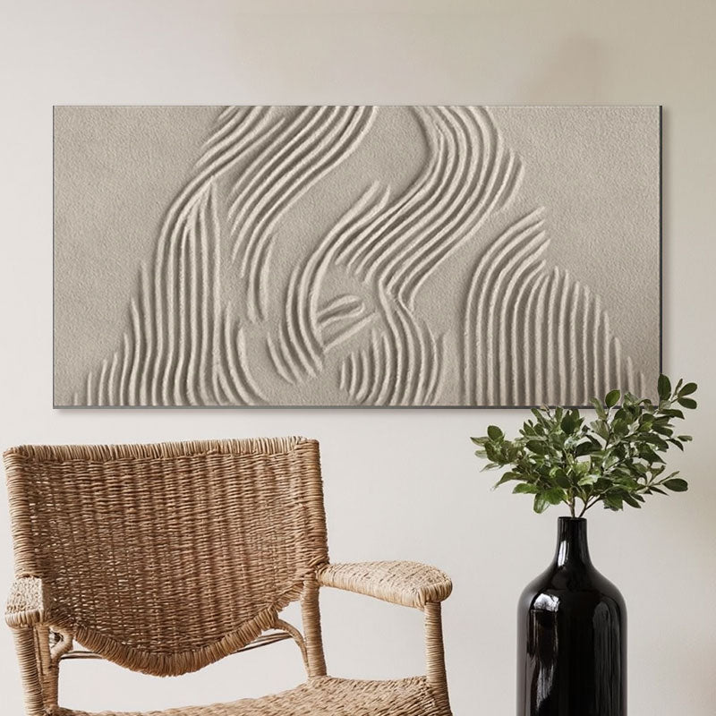 Beige & Brown Abstract #BB144