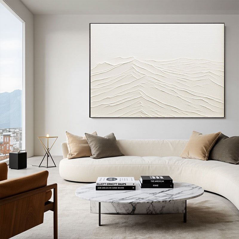 Plaster Art Minimalist Textured Painting #MM089