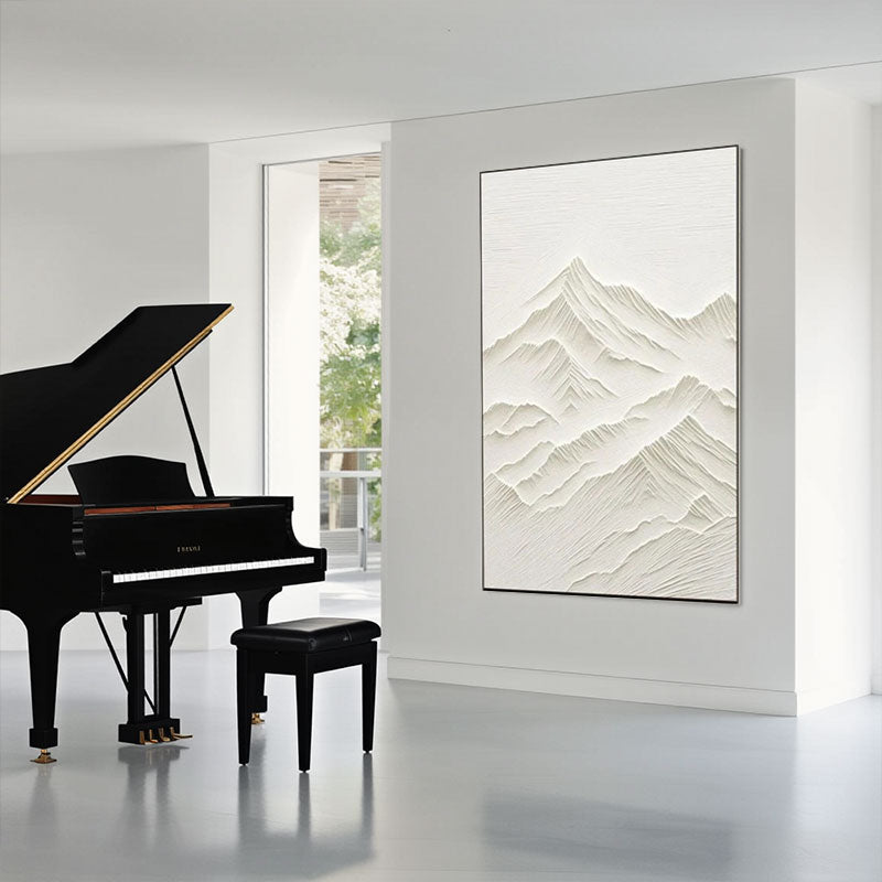 3D Textured Plaster Art Minimalist Wall Art #MM306