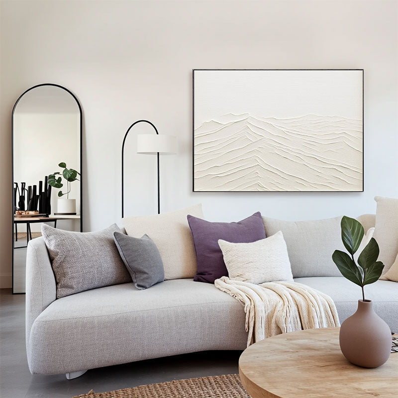 Plaster Art Minimalist Textured Painting #MM089