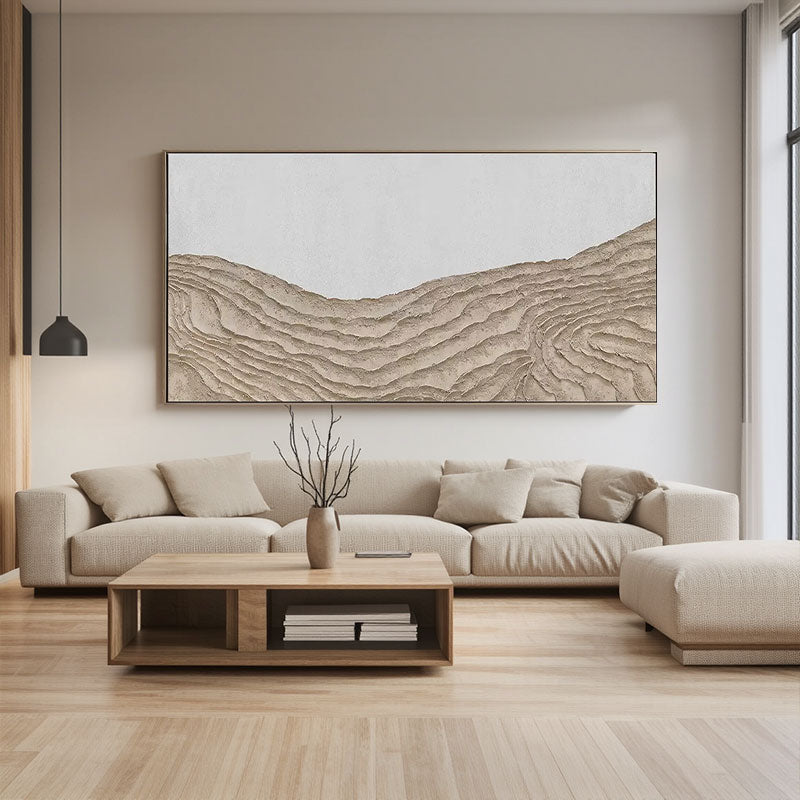 Plaster Art Minimalist Textured Painting #MM197