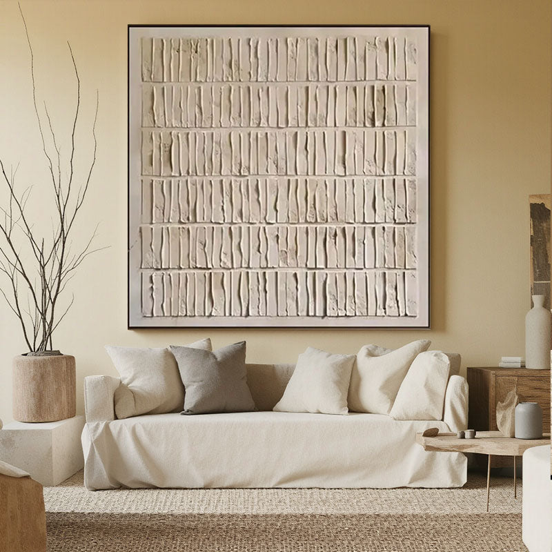 Beige & Brown Abstract #BB125