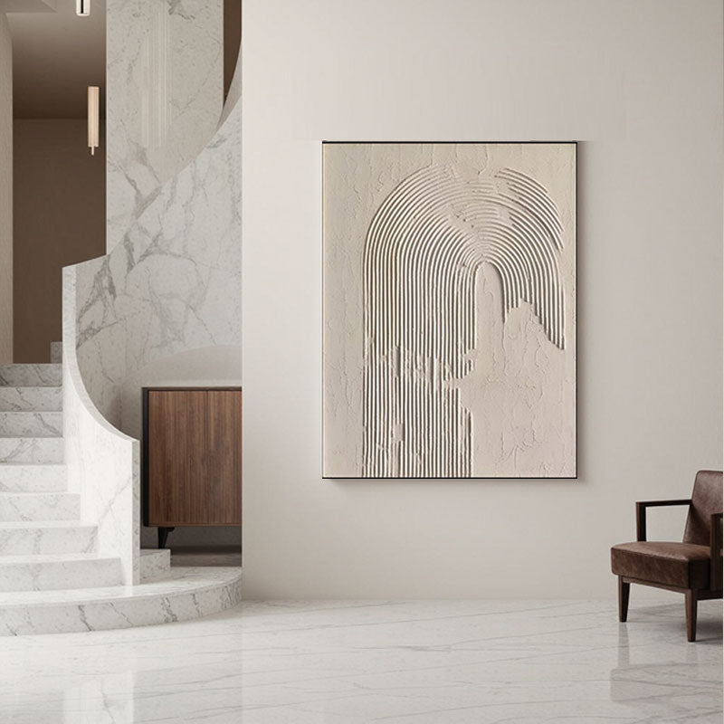 Beige & Brown Abstract #BB024