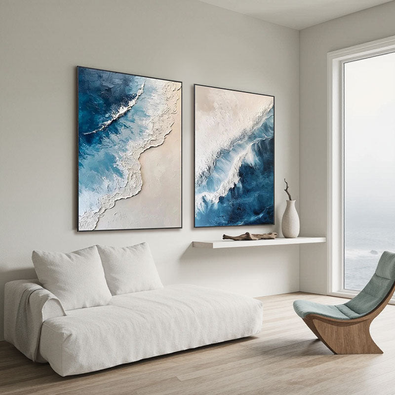 Ocean And Sky Painting Set of 2#OS 198