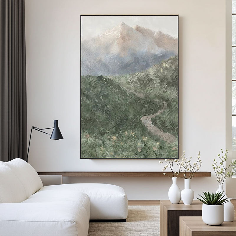 Blue & Green Abstract #BG003