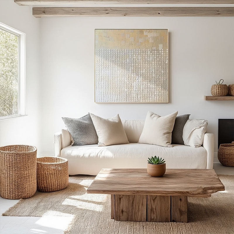 Beige & Brown Abstract #BB120