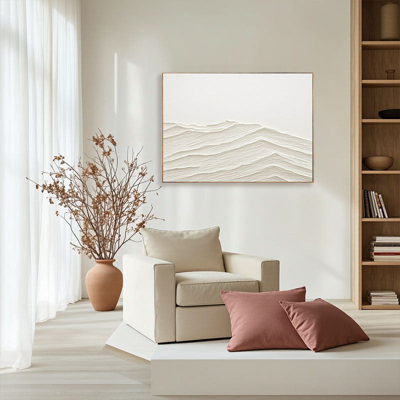 Plaster Art Minimalist Textured Painting #MM087