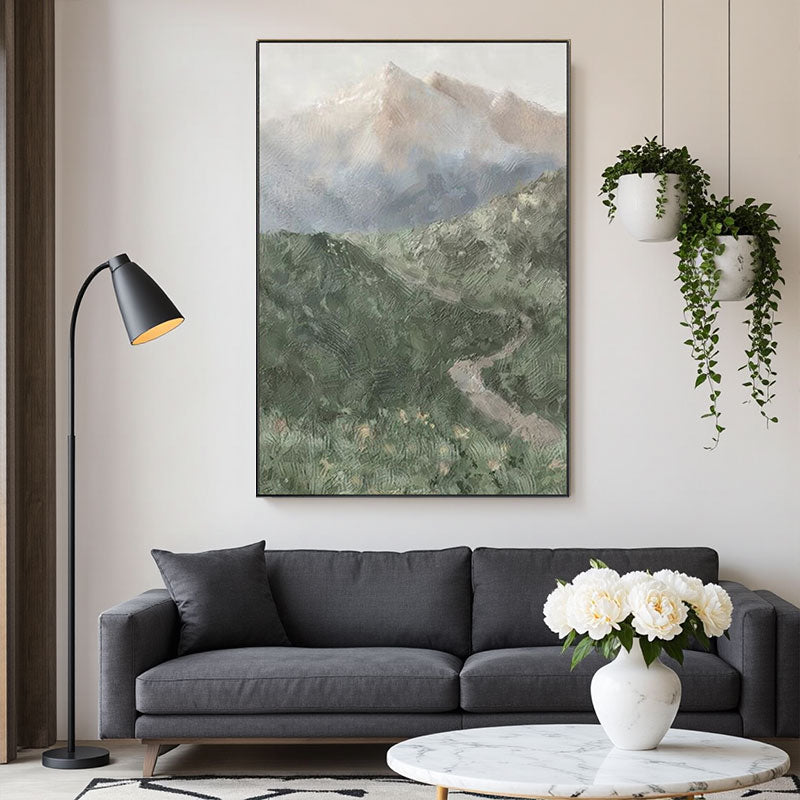 Blue & Green Abstract #BG003