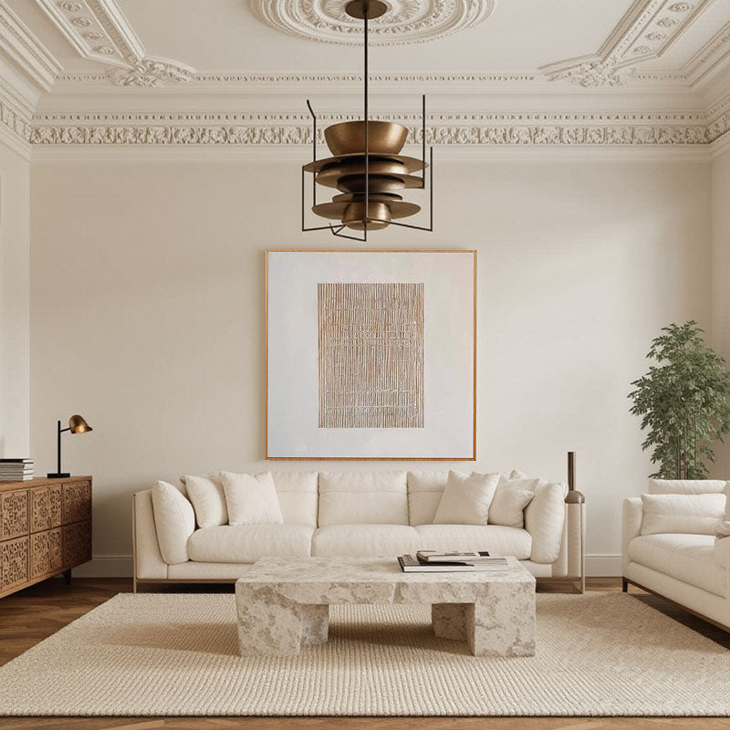 Beige & Brown Abstract #BB028