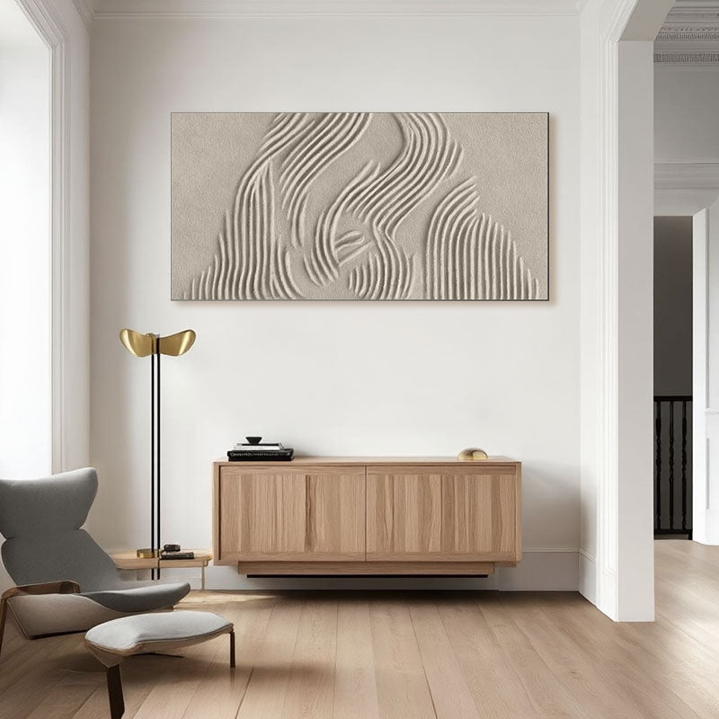 Beige & Brown Abstract #BB144