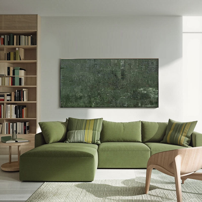 Blue & Green Abstract #BG095