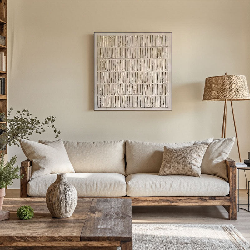 Beige & Brown Abstract #BB127