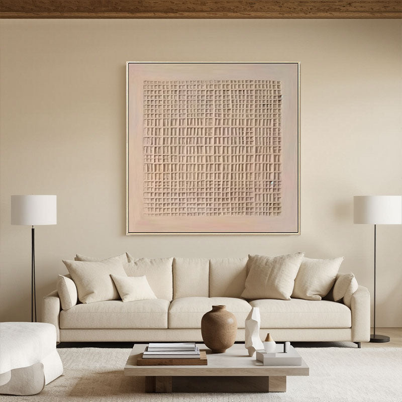 Beige & Brown Abstract #BB025