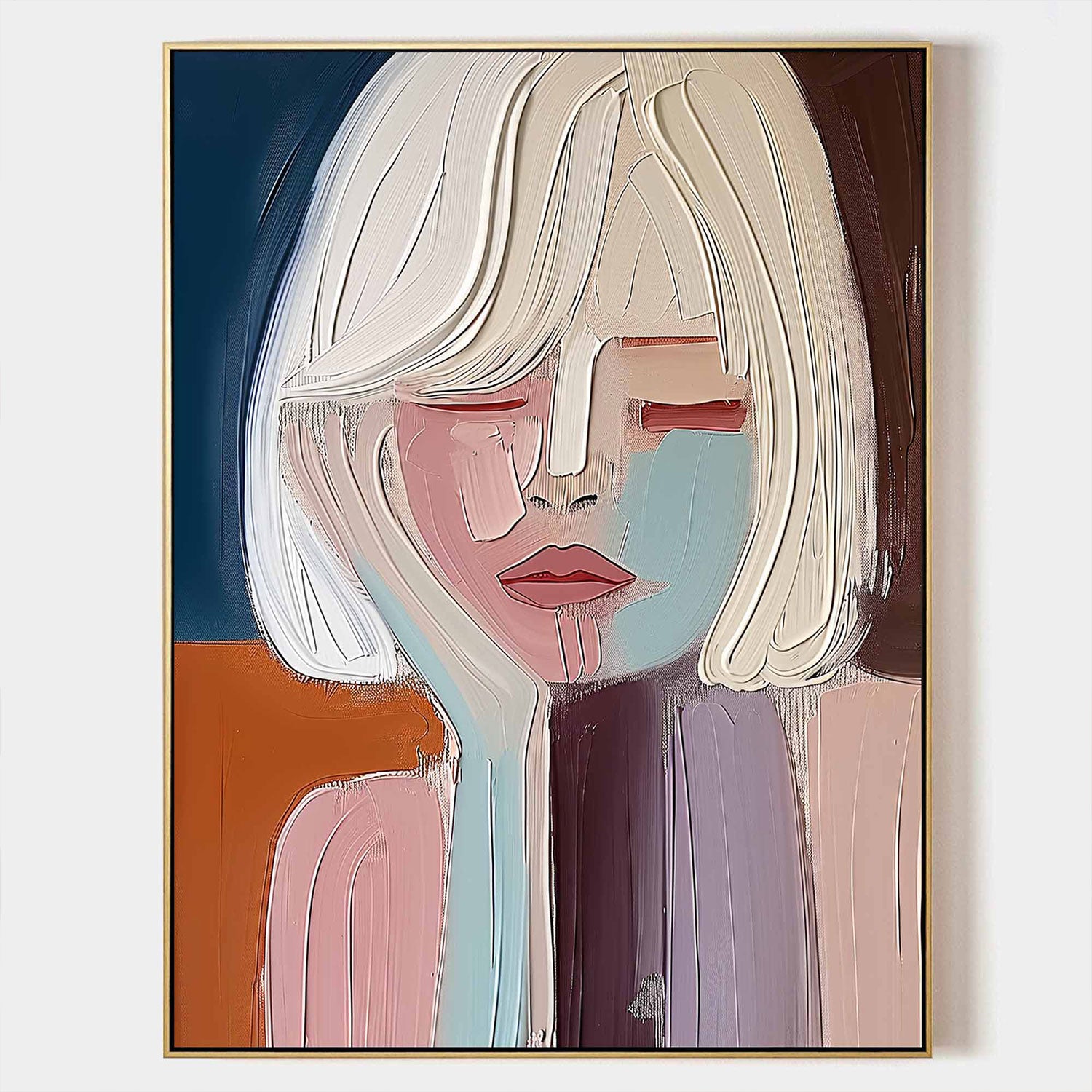 Plaster Art Texture Painting #OP002