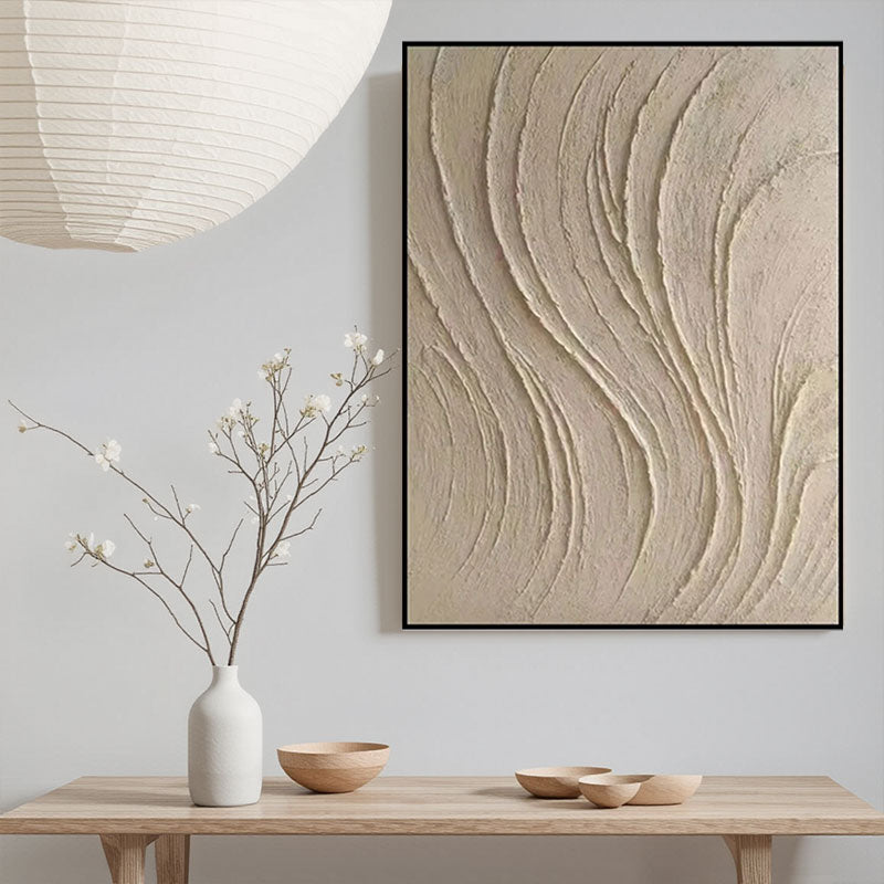 Beige & Brown Abstract #BB095