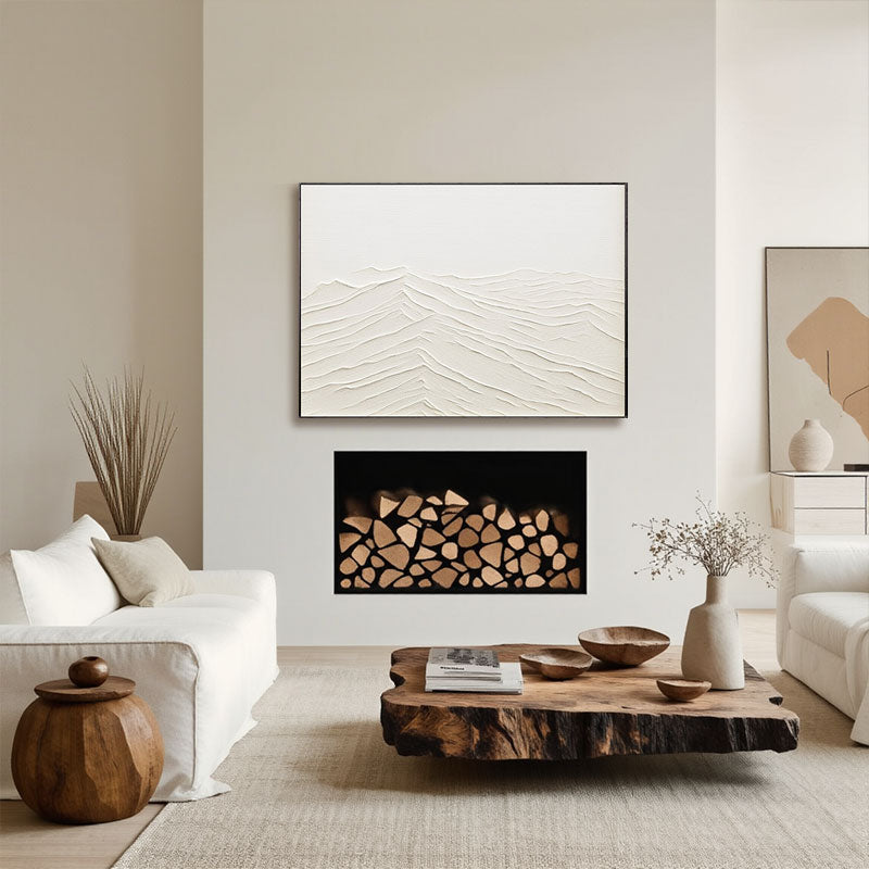 Plaster Art Minimalist Textured Painting #MM089