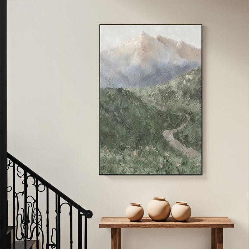 Blue & Green Abstract #BG003