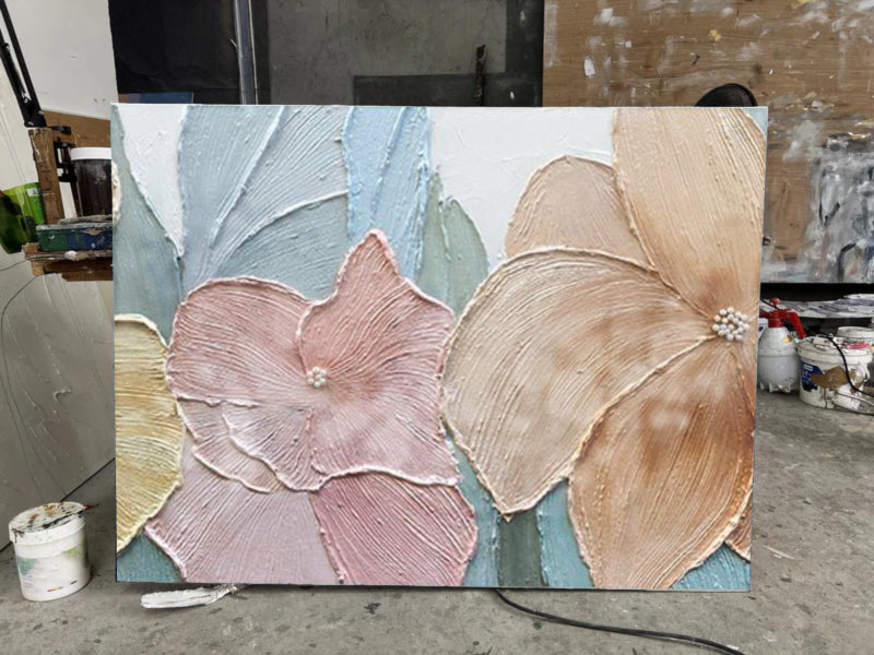 Abstract Colorful Painting "Blossom Serenade"