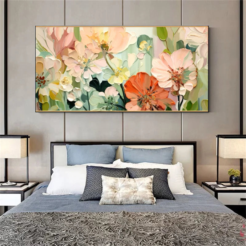 Abstract Colorful Painting "Petals of Infinity"