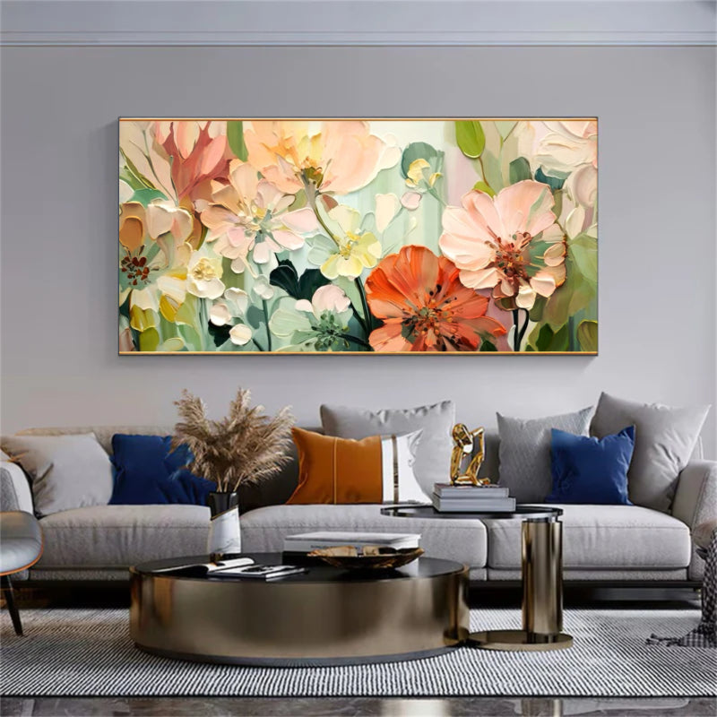 Abstract Colorful Painting "Petals of Infinity"