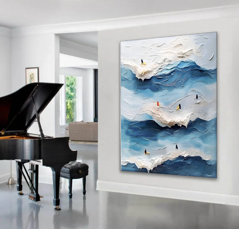 Abstract Painting "Armonía Marina"