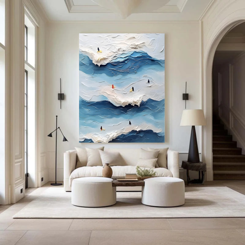 Abstract Painting "Armonía Marina"