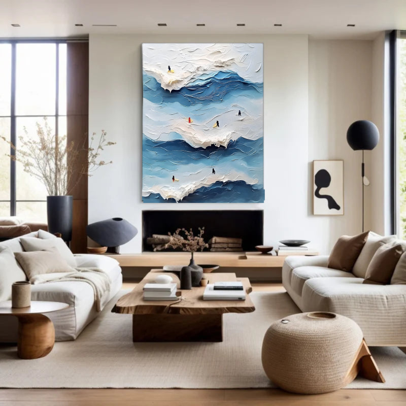 Abstract Painting "Armonía Marina"