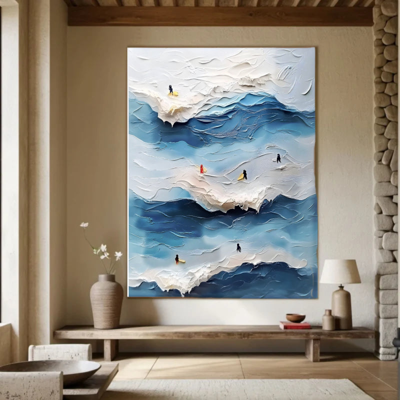 Abstract Painting "Armonía Marina"