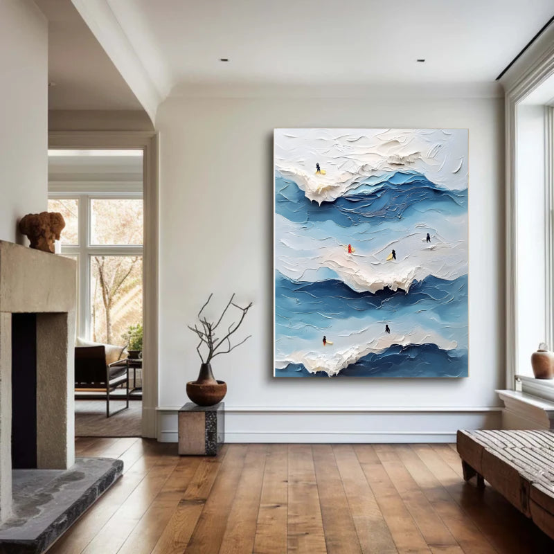 Abstract Painting "Armonía Marina"