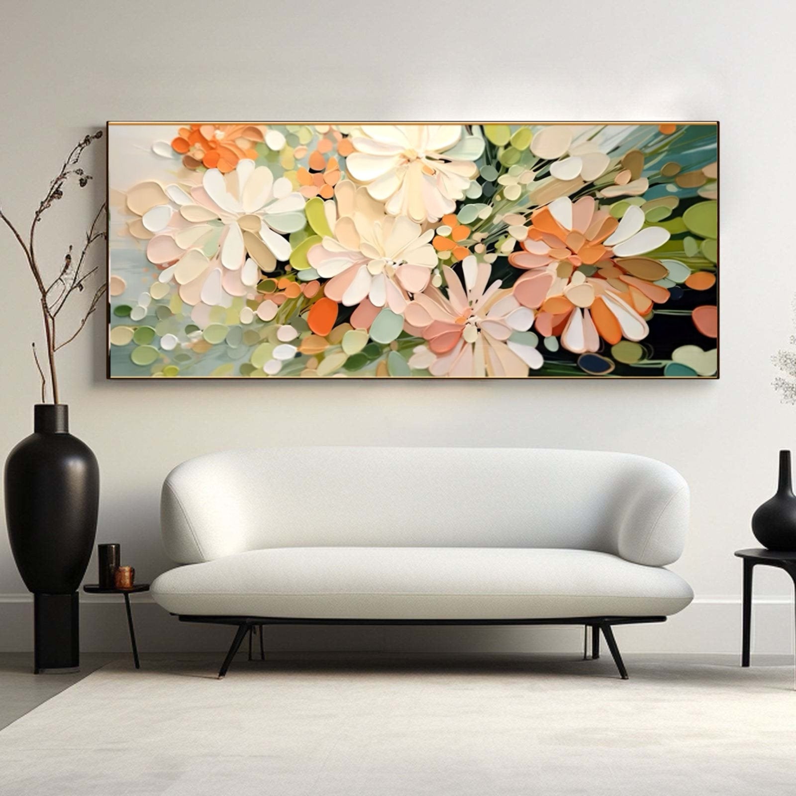 Abstract Painting "Blossoms of Reflection"