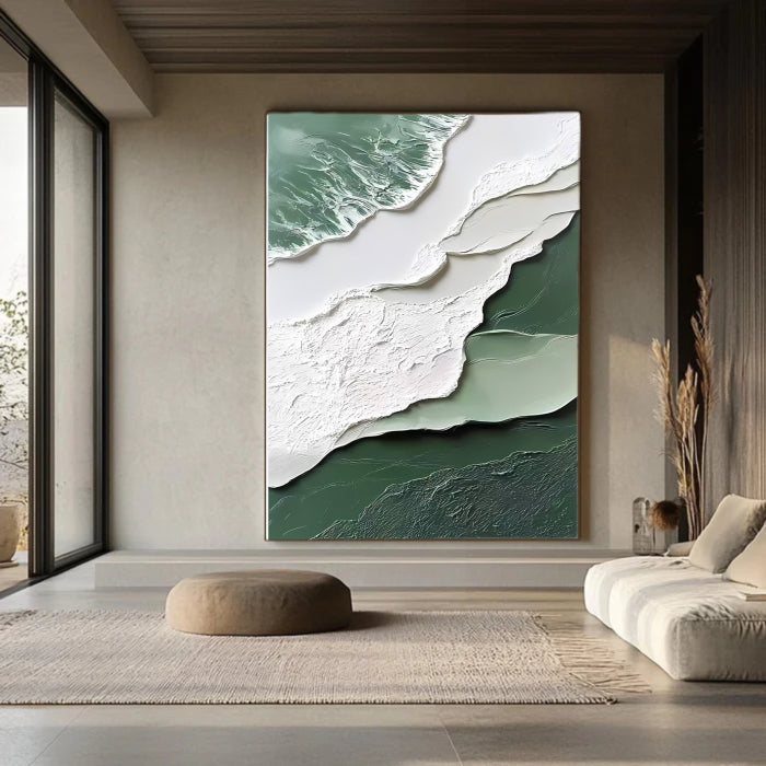 Abstract Painting "Fluss Geheimnis”