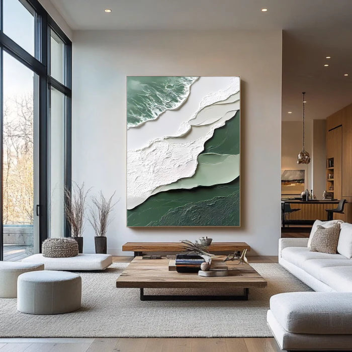 Abstract Painting "Fluss Geheimnis”