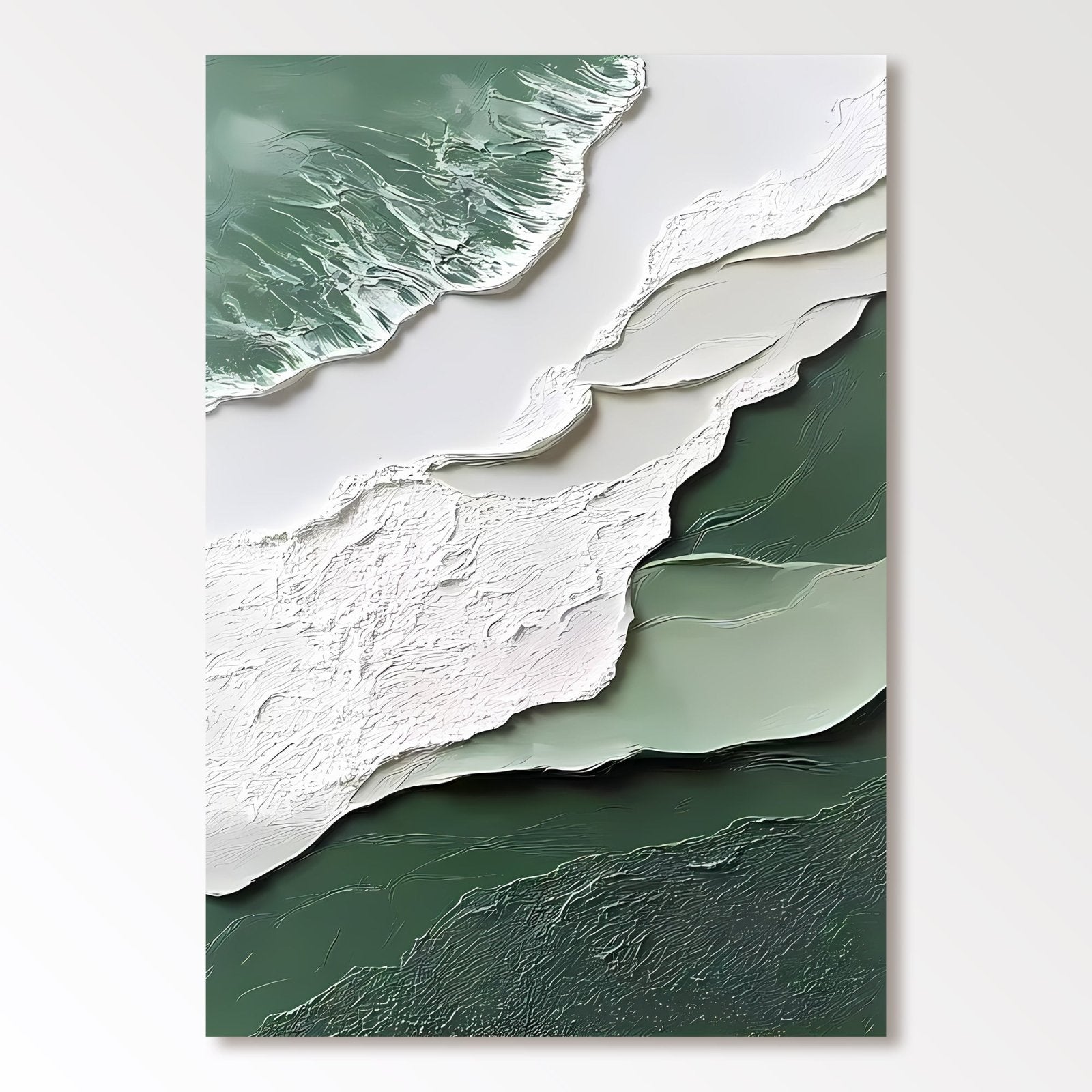 Abstract Painting "Fluss Geheimnis”