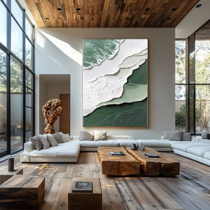 Abstract Painting "Fluss Geheimnis”