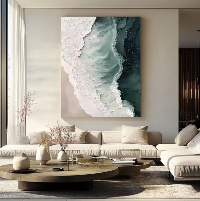 Abstract Painting "Meer Rhythmus”