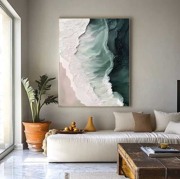 Abstract Painting "Meer Rhythmus”